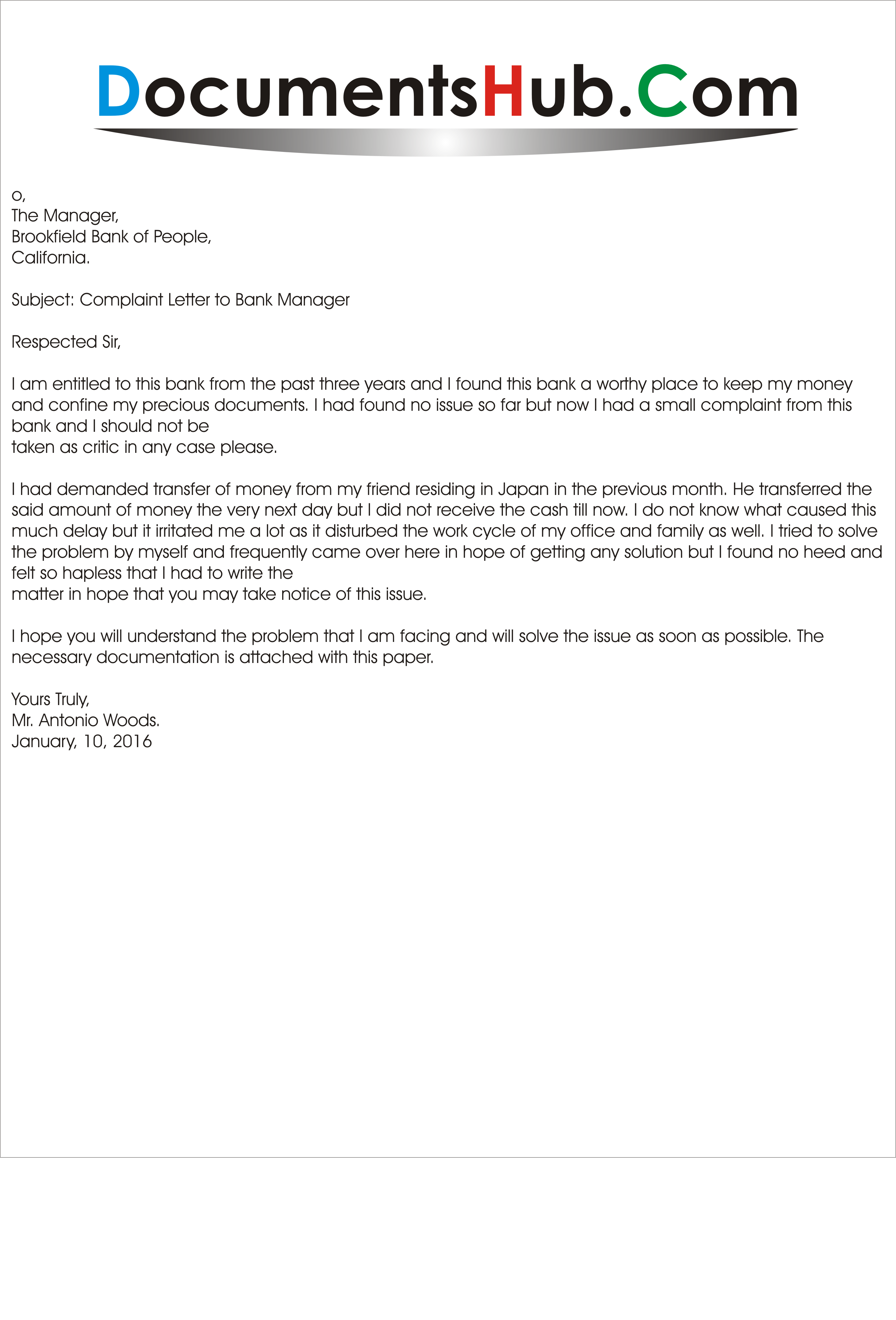 Fresh Essays - application letter to bank manager