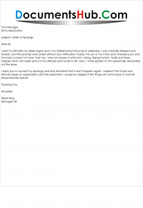 Apology Letter To Boss For Misconduct from documentshub.com