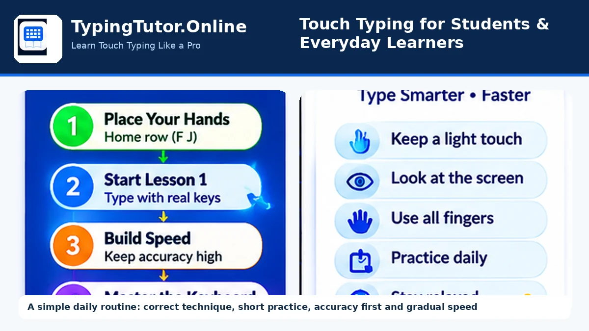Touch Typing for Students and Learners: My Advice for Study, Assignments, and Daily Practice